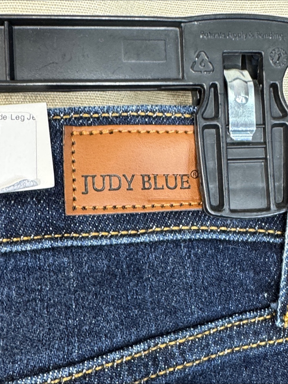 Judy Blue Jeans Blue Dark Wash High-Rise Wide-Leg  in Size 11/30 NWT - Picture 8 of 14